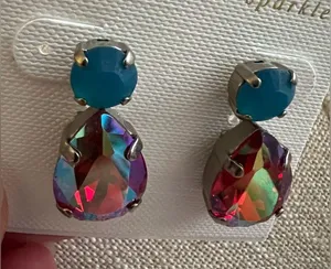 Sorrelli Ruby Moroccan Turquoise Earrings NWT Blue thumbnail 4