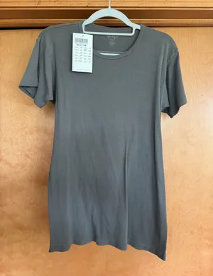 Brandy Melville Grey T-Shirt thumbnail 1
