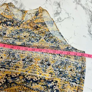 Ramy Brook Paris smocked waist boho printed mini dress Sz‎ XS thumbnail 7