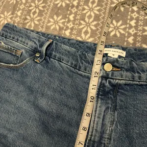 Good American The Weekender Indigo Wash Raw Hem Jean Size 18 Minimalist Casual‎ thumbnail 10