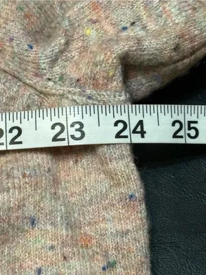 LOFT Women’s Speckled Confetti Crewneck Sweater in Light Pink size XL NWT thumbnail 9
