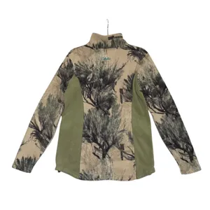 CABELA'S Colorblock Fleece Jacket Women M Green Full Zip Outdoor Camping Travel thumbnail 4