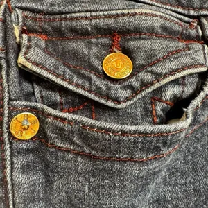 True Religion Becca Mid Rise Boot Cut Dark Wash Jeans Size 30‎ thumbnail 5