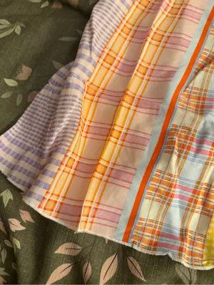 Petal & Pup Pastel Multicolor Patchwork Midi Dress thumbnail 6