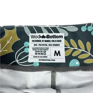 Wodbottom Blue Gold Foil Holly Winter Shorts 3" CrossFit‎ Workout Size Medium thumbnail 6