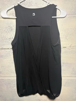 Buffbunny black tank with sheer back size Small thumbnail 2