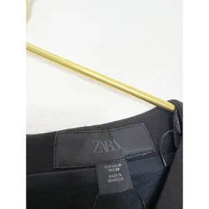 Zara Woman FW25 Black Short Pleated Pocket Dress 8839/777 Medium Chic Preppy thumbnail 6