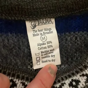 Yarina Alpaca Vintage Cotton Blend crewneck sweater M thumbnail 4