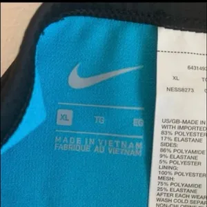 NEW Nike Bikini Bottom Swimsuit Size XLARGE Black Blue Side Stripe Sport Swimwea thumbnail 5