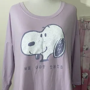 Munki munki women’s medium peanuts pajama‎ set thumbnail 3