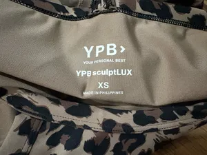 Abercrombie Athletics YPB Tank SculptLUX Square Neck, Cheetah Print thumbnail 3