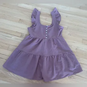NWOT Pink Lily Mauve Romper thumbnail 1