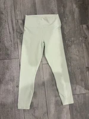 Fabletics Define PowerHold High-Waisted 7/8 Legging in Neo Lime  thumbnail 4