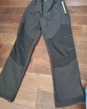 Softshell insulated snow pants size medium women's black with yellow de… thumbnail 1