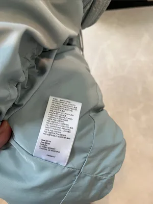 Urban Outfitters Women's Aqua Blue Puffer Jacket with High Collar thumbnail 7