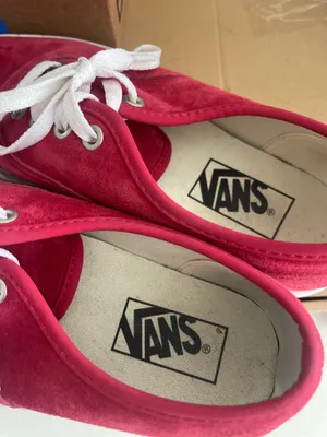 Vans Custom Authentic Suede Red thumbnail 7
