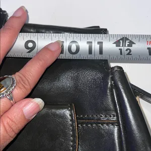 Patricia Nash Ovodda Satchel, Black, Leather, Classic, vintage thumbnail 8