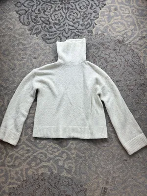 SNDYS Winnie Jumper Oversized Turtle Neck White Small thumbnail 3
