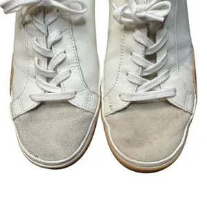 Dolce Vita‎ Shoes Womens Size 9.5 White Leather Low Top Walking Sneakers Casual thumbnail 2