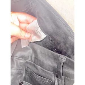 Good American Good Straight Coated jean in Black 0/25 thumbnail 4