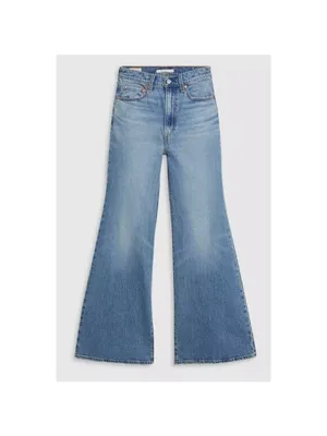 New Levi’s 30x30 Premium Ribcage Bell Flare Jeans Maximum Story Medium Wash thumbnail 5