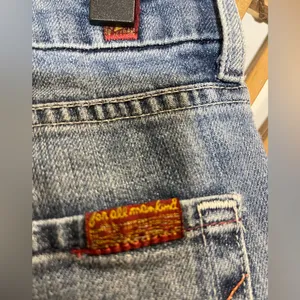 VTG Y2K 7 for all Mankind Classic Blue Women's Jeans Low Rise BootCut thumbnail 8