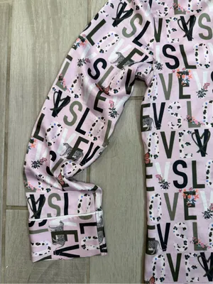 Victoria's Secret Lavender 'LOVE' Button-Up Pajama Top thumbnail 7