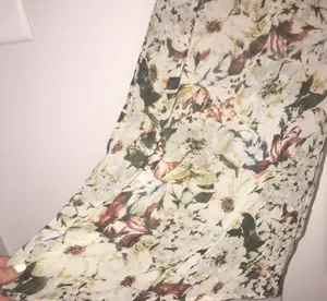 Sheer Floral Pants Multiple thumbnail 3