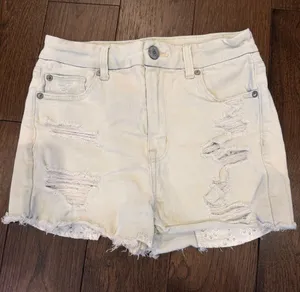 American Eagle Next Level Stretch m Distressed Denim Shorts Size 4 - C70-012 thumbnail 1
