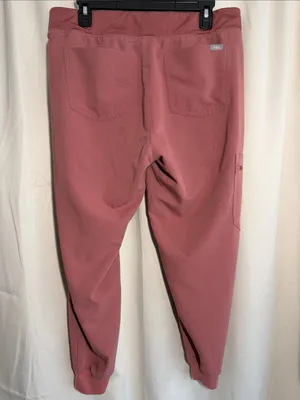 Figs Zamora‎ Jogger Scrub Pants Mauve Pink Large Petite thumbnail 4
