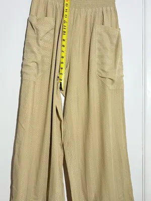 Free People Take It Easy House Pant in Tan NWOT thumbnail 9