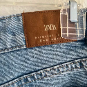 Zara Blue Distressed Denim Skort thumbnail 4