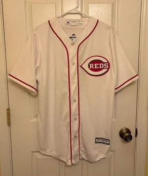 Cincinnati Reds Devin Mesoraco NWT Majestic White Stitched MLB Jersey thumbnail 1