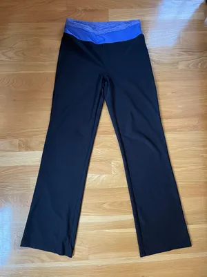Black Bootcut Leggings Size M thumbnail 1