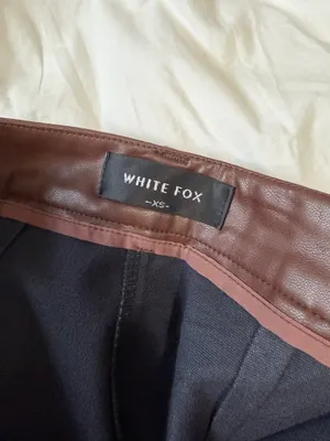 White Fox Boutique Leather Pants Brown thumbnail 3