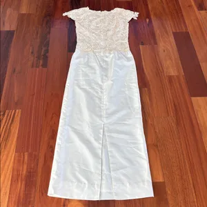 Silk wedding gown Size XS thumbnail 9