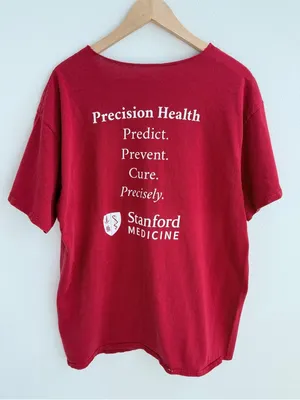 Stanford University Off The Shoulder Tee Red Size XL thumbnail 7