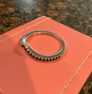 Pandora timeless wish sparkling blue ring thumbnail 4