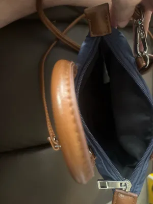 Navy blue crossbody purse thumbnail 2