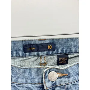 J Crew Jeans‎ Size 10 Womens Blue Cotton Blend Straight Leg Mid Rise thumbnail 7