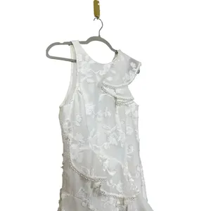 KEEPSAKE The Label White Floral Embroidered Ruffle Midi Dress Bridal Romantic thumbnail 5