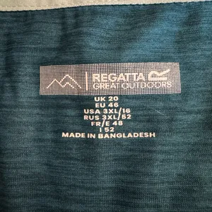 Regatta 3XL Teal Tee Shirt Multiple Size 3X thumbnail 4