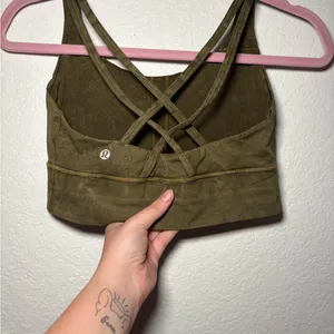 Lululemon Athletica Olive Sports Bra thumbnail 2