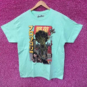 Urban Outfitters The Broccozilla Kaiju Anime Pop Art Threadless Tee L thumbnail 1