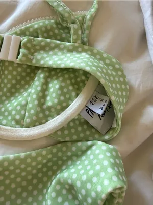 Princess Polly Light Green Polka Dot Bikini Top and Bottom thumbnail 5