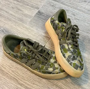 Adidas Originals Sambarose Olive Camo Women's Athletic Shoes Size 7 Camo thumbnail 1