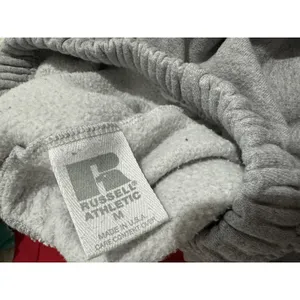 Vintage Russell Athletic Womens‎ Medium Sweatpants Unisex Jogger Elastic Gray thumbnail 4