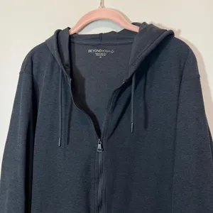 Beyond Yoga Spacedye Full Zip Hoodie Charcoal Heather Gray Women 2X Activewear thumbnail 2