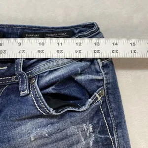 Miss Me Jeans‎ Women's Size 26 signature ankle skinny Denim Embellished Pockets thumbnail 3