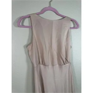 Sachin & Babi Pale Pink Maxi Dress Womens 0 Formal Bridesmaid Satin Floor Length thumbnail 8